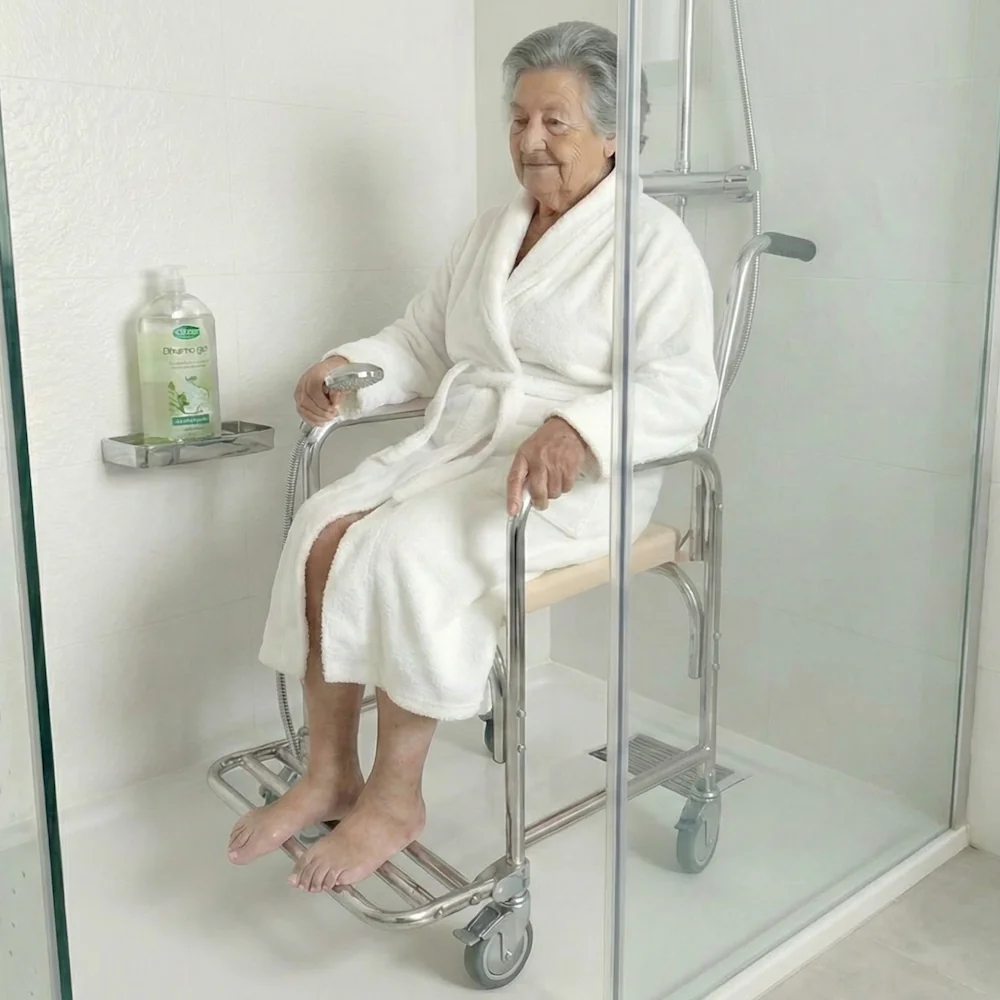 Silla de ducha e inodoro